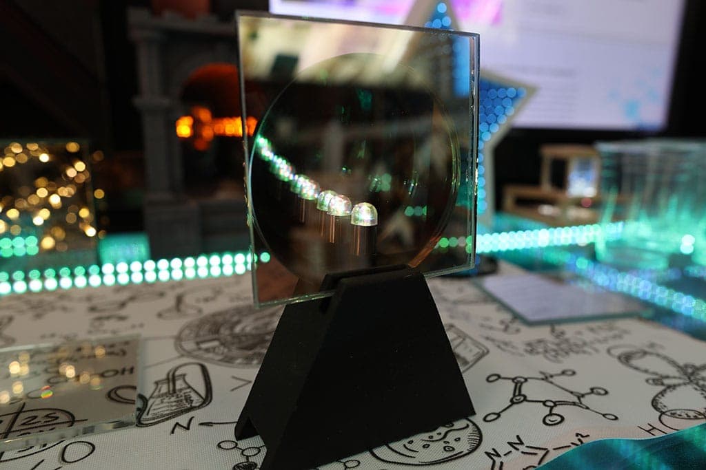 Glass Smart Mirror for infinity mirror projects
